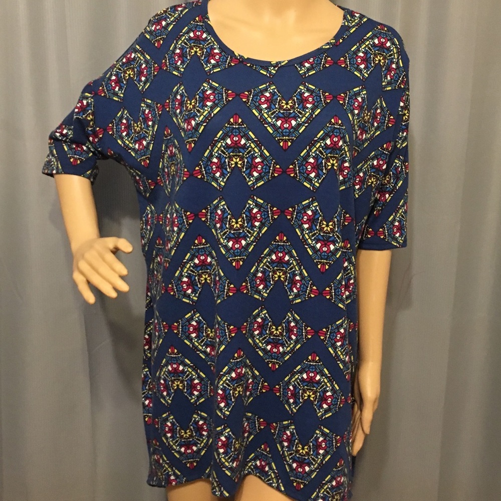 Blue Lularoe Top Sz M
